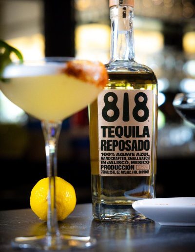 Food hospitality photography, tequila alcohol photo example from MML Studios