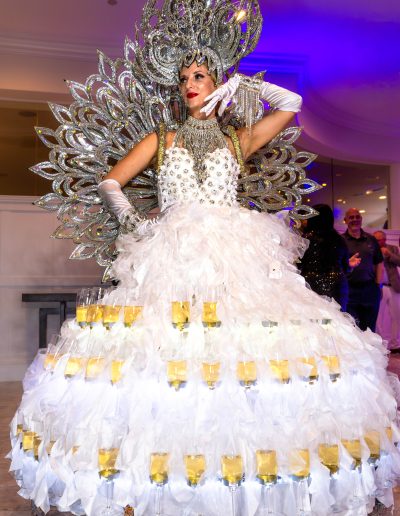 Florida CMAA event at Admirals Cove with stylish Champagne Dress